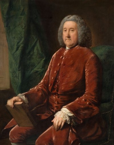 थॉमस कॉवर्ड का पोर्ट्रेट, 1765। द्वारा थॉमस गेन्सबोरो