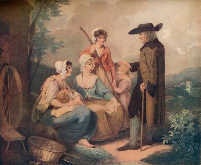द कॉटेज डोर, c1791 द्वारा थॉमस गौगैन