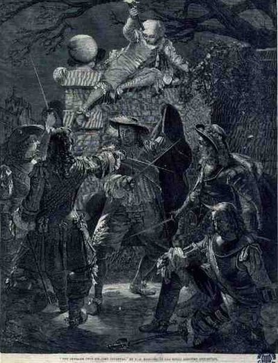 सर जॉन कोवेंट्री पर आक्रोश (डी.1682), 21 दिसंबर 1670 (उत्कीर्णन) द्वारा थॉमस हर्बर्ट (बाद में) Maguire