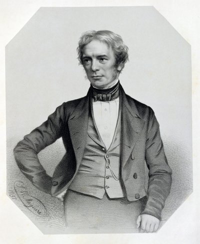 माइकल फैराडे (1791-1867) 1851 द्वारा थॉमस हर्बर्ट मागुइरे