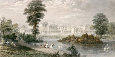 बकिंघम पैलेस, वेस्टमिंस्टर, लंदन, 1835 द्वारा थॉमस हिघम