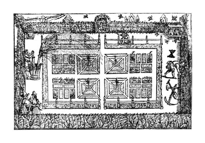 ए गार्डन, &39;द गार्डनर&39;स लेबिरिंथ&39;, 1577 से द्वारा थॉमस हिल