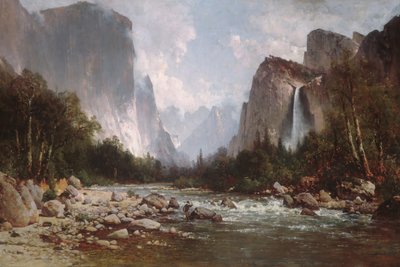 योसेमाइट घाटी का दृश्य, 1885। द्वारा थॉमस हिल