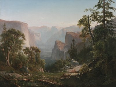 योसेमाइट घाटी का दृश्य, 1865 द्वारा थॉमस हिल
