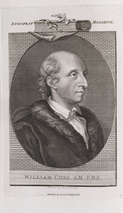 विलियम कॉक्स का पोर्ट्रेट 1748-1828, 1786। द्वारा थॉमस होलोवे