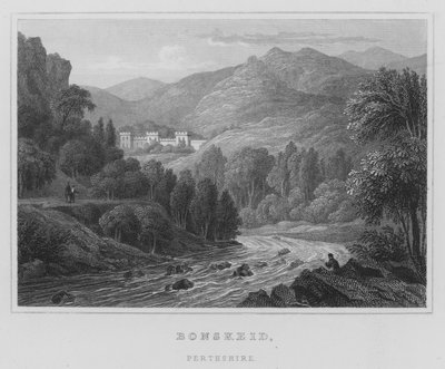 Bonskeid, पर्थशायर (उत्कीर्णन) द्वारा थॉमस होसमर शेफर्ड