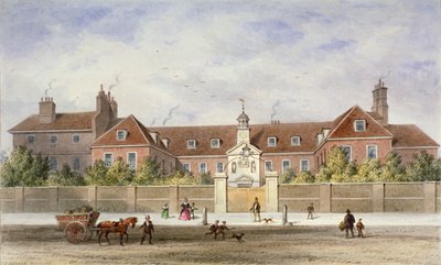 ग्रे कोट अस्पताल, टोथिल फील्ड्स, वेस्टमिंस्टर, लंदन, c1840 द्वारा थॉमस होसमर शेफर्ड