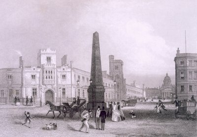 स्कूल फॉर द इंडीजेंट ब्लाइंड एंड बेथलहम हॉस्पिटल, c1851-55। द्वारा थॉमस होसमर शेफर्ड
