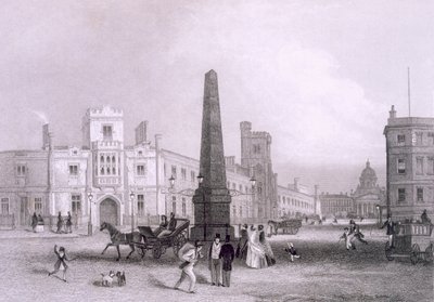 स्कूल फॉर द इंडीजेंट ब्लाइंड एंड बेथलहम हॉस्पिटल, c.1851-55 द्वारा थॉमस होसमर शेफर्ड