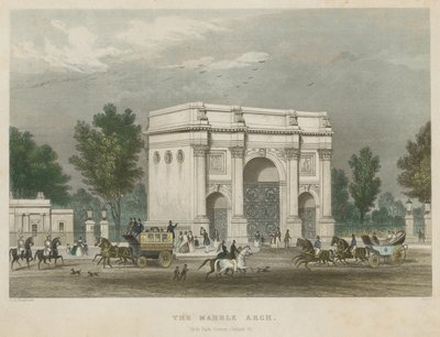 द मार्बल आर्क, हाइड पार्क कॉर्नर, लंदन द्वारा थॉमस होसमर शेफर्ड