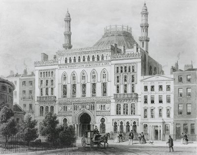 विज्ञान और कला के रॉयल Panopticon के दृश्य, 1825 (लिथोग्राफ) द्वारा थॉमस होसमर शेफर्ड