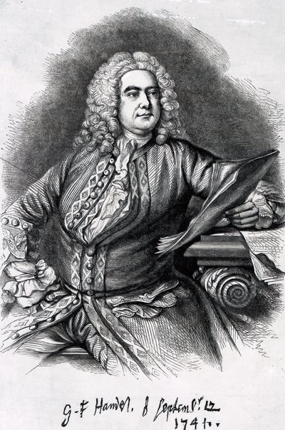 जॉर्ज फ्रेडरिक हैंडेल, 1749 (मेजोटिन्टिन) द्वारा थॉमस हडसन