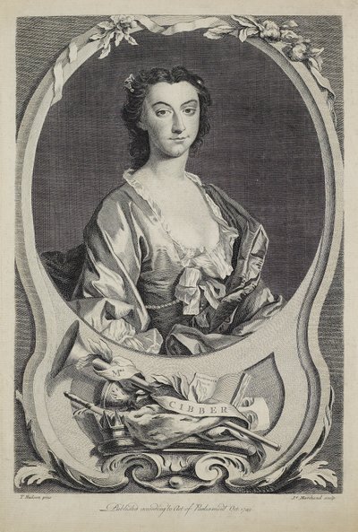 मि। सिब्बर, जे। मारचंद (fl.1749) द्वारा उत्कीर्ण, 1749 द्वारा थॉमस हडसन