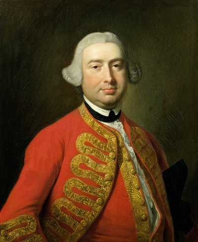 जॉन बियर्ड का पोर्ट्रेट (c.1717-91), अभिनेता और गायक द्वारा Thomas Hudson