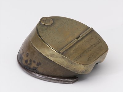 कैप्टन विलियम टायरविट ड्रेक, रॉयल हॉर्स गार्ड्स, c.1829 (इंकवेल, हॉर्स हूफ) से संबंधित हॉर्स होफ इंकवेल द्वारा थॉमस ली