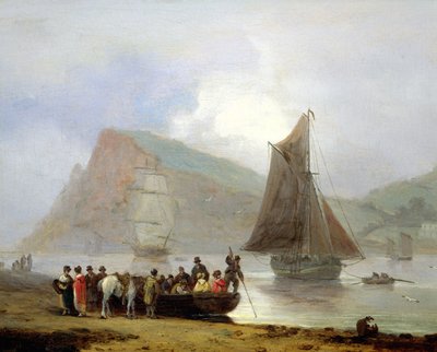 टेग्नमाउथ, 1821 में फेरी में सवार द्वारा Thomas Luny