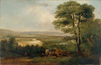 लैंडस्केप: नॉर्थम्बरलैंड में देखें, 1804-1848 द्वारा थॉमस माइल्स रिचर्डसन I