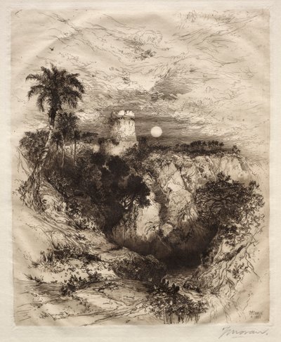 एक टॉवर ऑफ कोर्टेस, 1883। द्वारा थॉमस मोरन