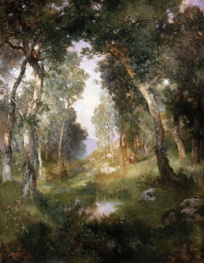 वन ग्लेड, सांता बारबरा, 1918 द्वारा थॉमस मोरन