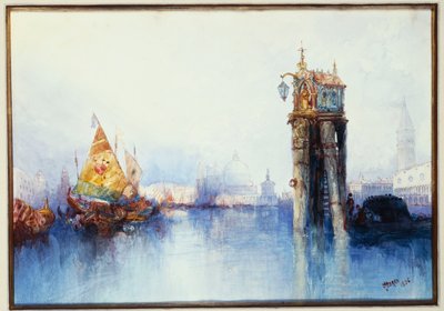 नहर पर, 1896 द्वारा थॉमस मोरन