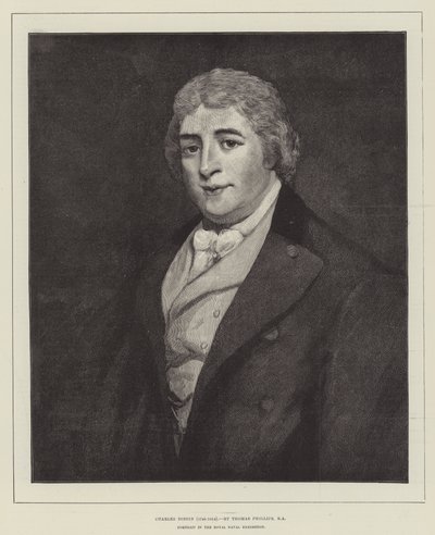 चार्ल्स नेबिन (1745-1814), रॉयल नेवल प्रदर्शनी में पोर्ट्रेट द्वारा थॉमस फिलिप्स