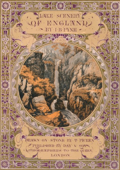 1850 के दशक में JB Pyne द्वारा इंग्लैंड के झील के सामने का मैदान। द्वारा थॉमस पिकेन