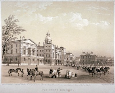 हॉर्स गार्ड्स, वेस्टमिंस्टर, लंदन, 1851 द्वारा थॉमस पिकेन