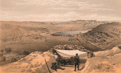 टाउन बैटरियां या सेबास्टोपोल, 1856 की आंतरिक किलेबंदी द्वारा थॉमस पिकेन
