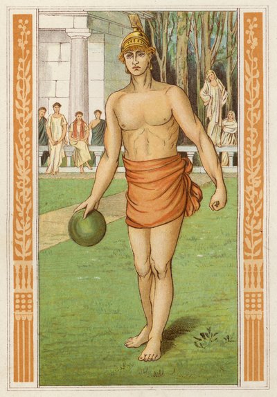 लारिसा (रंग लिथो) में खेलों में जीत हासिल करने वाले पर्सियस द्वारा थॉमस राल्फ स्पेंस