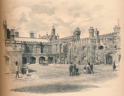 फ्रैरी कोर्ट, सेंट जेम्‍स पैलेस, 1902 द्वारा थॉमस रॉबर्ट वे