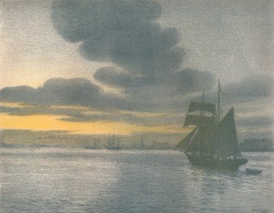 निचला टेम्स, c1900 द्वारा थॉमस रॉबर्ट वे
