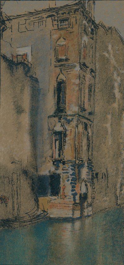 ओल्ड मार्बल हॉल, वेनिस, c1904 द्वारा थॉमस रॉबर्ट वे