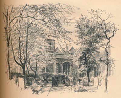 द रॉयल चैपल, सावॉय पैलेस, 1902 द्वारा थॉमस रॉबर्ट वे
