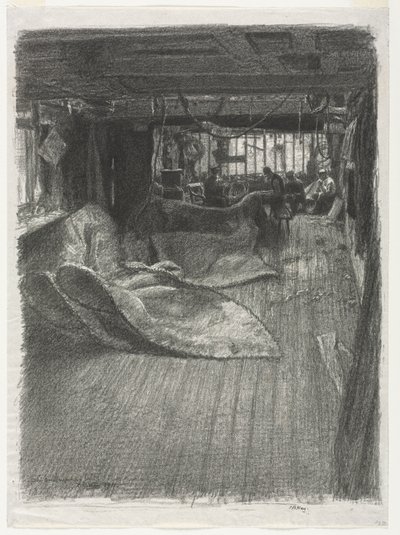 द सेलमेकर्स लॉफ्ट, 1911। द्वारा थॉमस रॉबर्ट वे