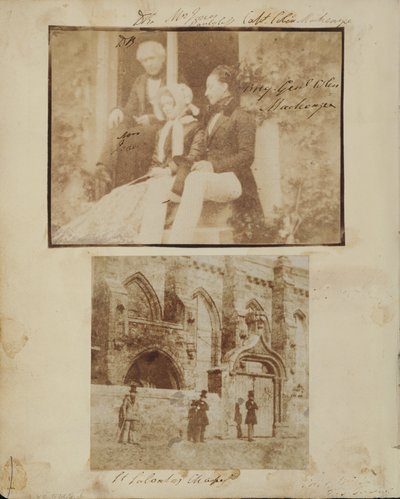 सर डेविड ब्रूस्टर, श्रीमती जोन्स, और ब्रिगेडियर ग्रेनियल कॉलिन मैकेंज़ी के साथ समूह चित्र द्वारा थॉमस रॉजर