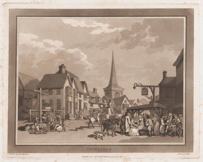 Cuckfield एन एक्सर्सन टू ब्राइटहेल्मस्टोन, 1 जून, 1790., 1 जून, 1790। निर्माता: थॉमस रोलैंडसन, सैमुअल अल्केन। द्वारा थॉमस रोलैंडसन, सैमुअल अल्केनो