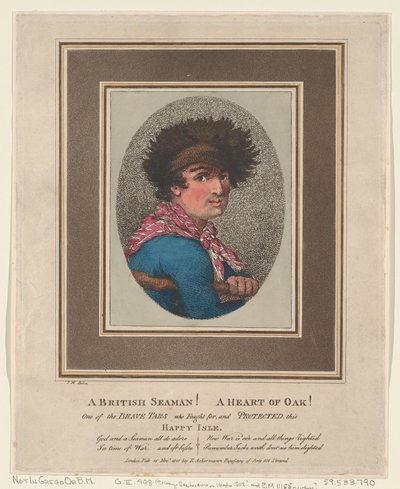 एक ब्रिटिश नाविक! ओक का दिल!, 15 नवंबर, 1801., 15 नवंबर, 1801। द्वारा थॉमस रोलैंड्सन