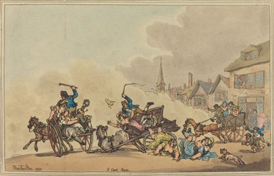 ए कार्ट रेस, 1788। द्वारा थॉमस रोलैंड्सन