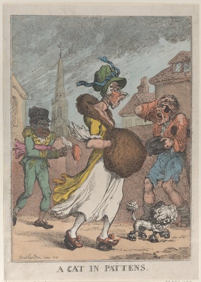 पैटेंस में एक बिल्ली, 1812., 1812। द्वारा थॉमस रोलैंड्सन