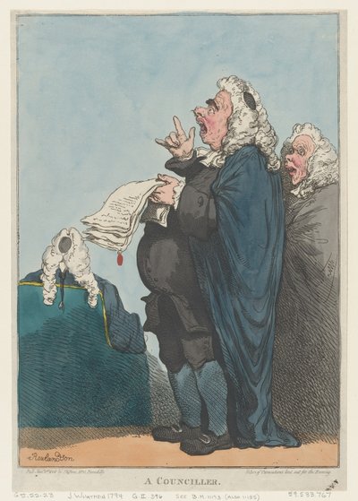 ए काउंसलर [sic], 1 जनवरी, 1801., 1 जनवरी, 1801। द्वारा थॉमस रोलैंड्सन