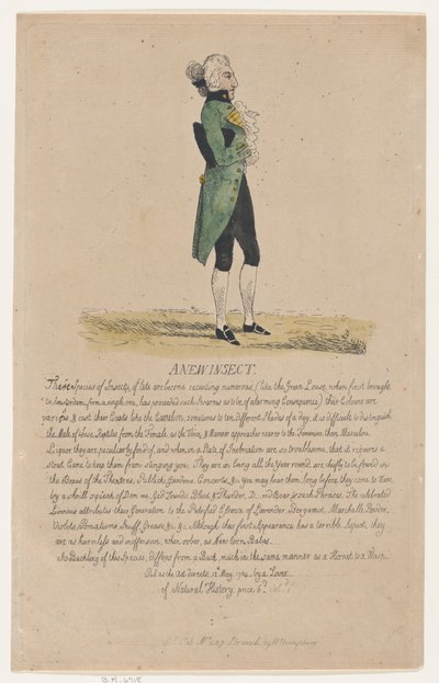एक नया कीट, 12 मई, 1784।, 12 मई, 1784। द्वारा थॉमस रोलैंड्सन