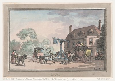 ए पोस्टिंग इन, 1787., 1787। द्वारा थॉमस रोलैंड्सन