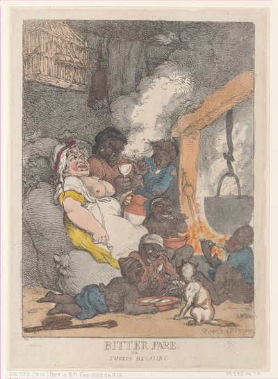 बिटर फेयर या स्वीप्स रीगलिंग, 1812., 1812। द्वारा थॉमस रोलैंड्सन