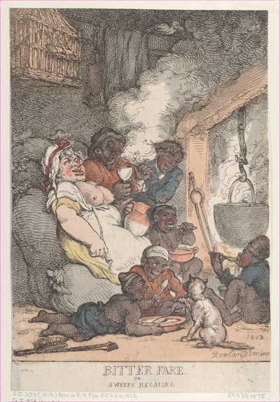 बिटर फेयर या स्वीप्स रीगलिंग, 1812., 1812। द्वारा थॉमस रोलैंड्सन