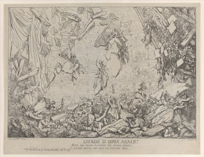 कैओस इज कम अगेन!, 4 फरवरी, 1791, 4 फरवरी, 1791। द्वारा थॉमस रोलैंड्सन