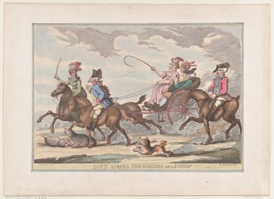रविवार, 1799, 1799 को सिटी का प्रसारण। द्वारा थॉमस रोलैंड्सन