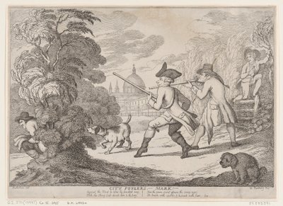 सिटी फाउलर्स-मार्क!, 1799., 1799। द्वारा थॉमस रोलैंड्सन