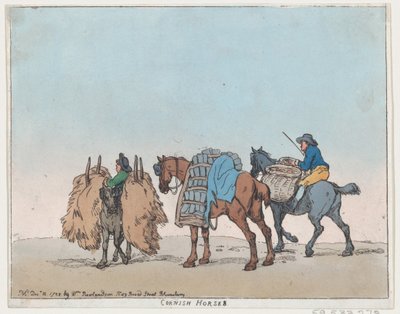 कोर्निश घोड़े, 29 दिसंबर, 1788।, 29 दिसंबर, 1788। द्वारा थॉमस रोलैंड्सन