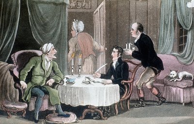 डॉक्टर सिंटैक्स अपनी इच्छाशक्ति, c1816 द्वारा थॉमस रोलैंड्सन