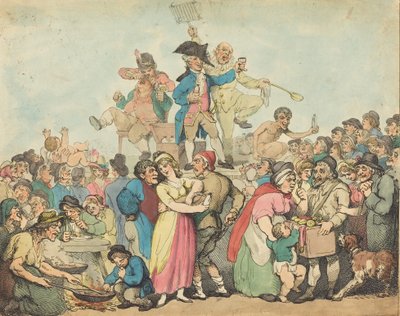 डॉ. बोथेरम, द माउंटबैंक, 1800। द्वारा थॉमस रोलैंड्सन